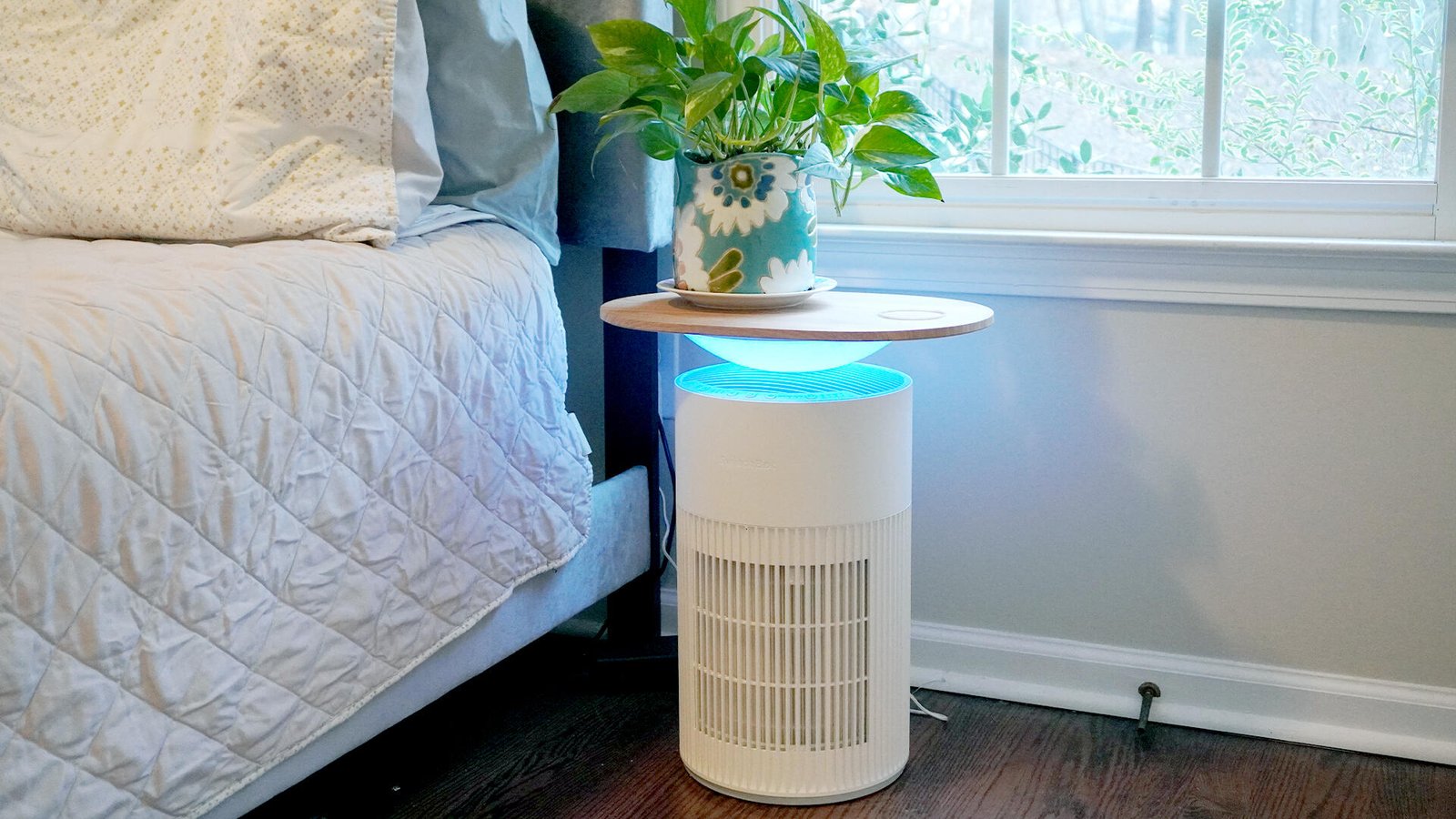 I tested the viral 'floating' air purifier - and can't decide what my favorite feature is