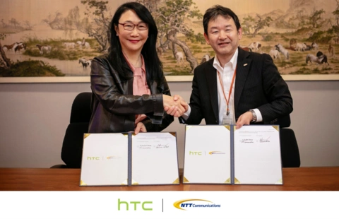 HTC Partners with NTT Com